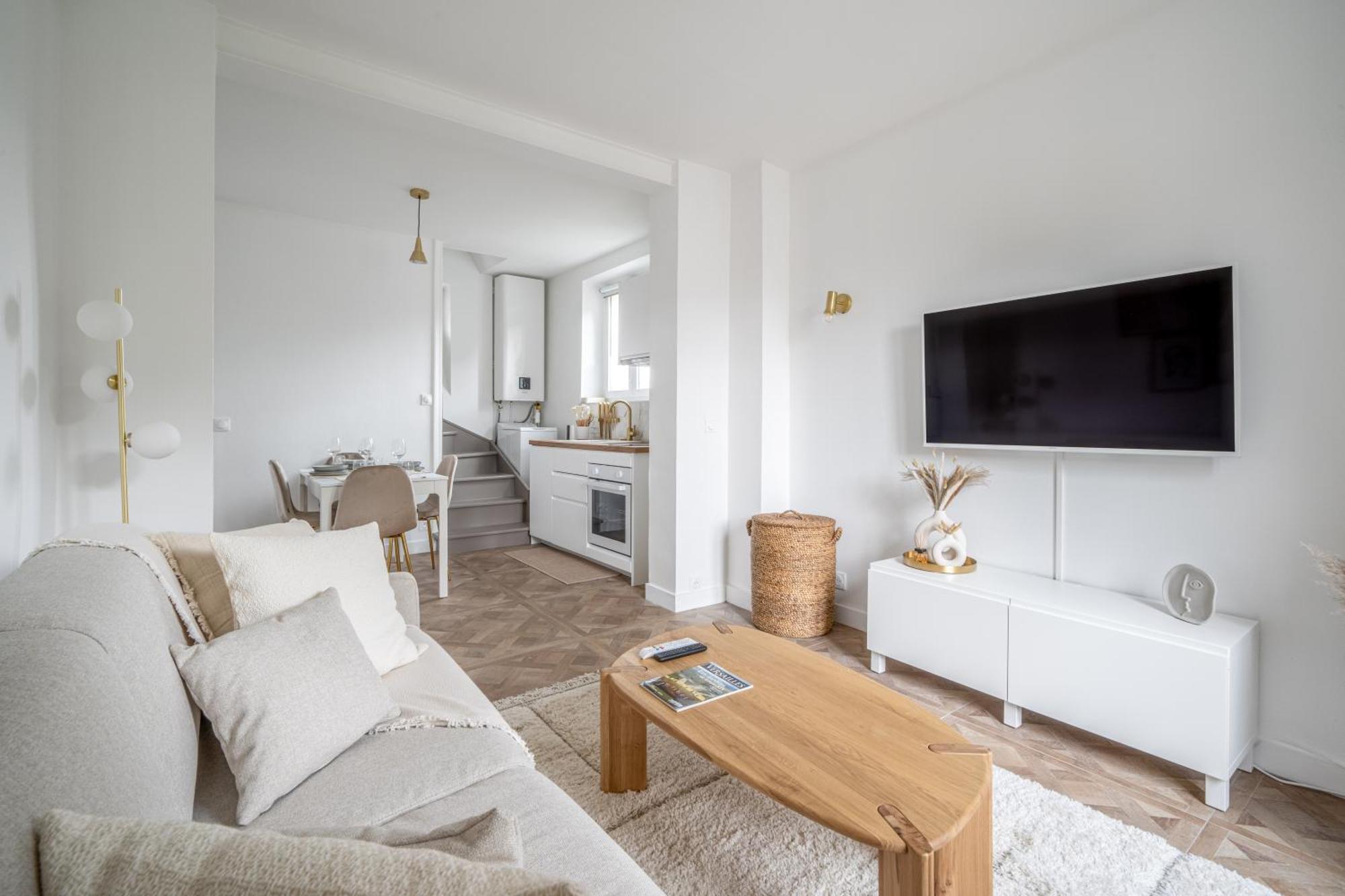 Appartement La Versaillaise Bucolique - Stationnement Privatif - Proche Gare Chantiers Versailles